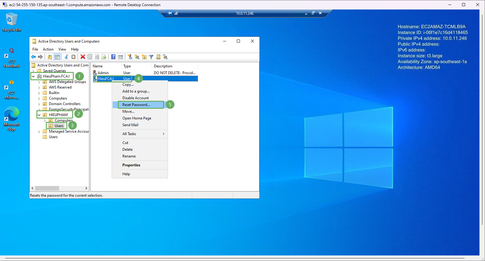 Deploy Amazon Workspace