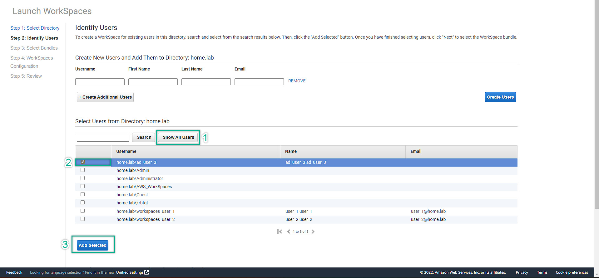 Deploy Amazon Workspace