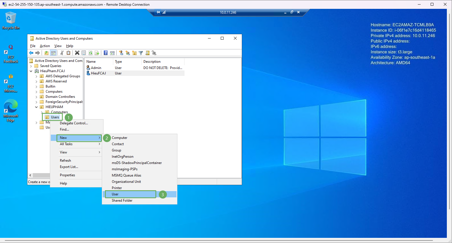 Deploy Amazon Workspace