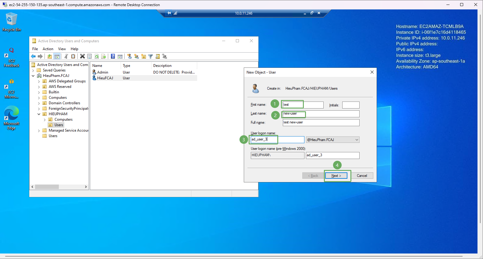 Deploy Amazon Workspace