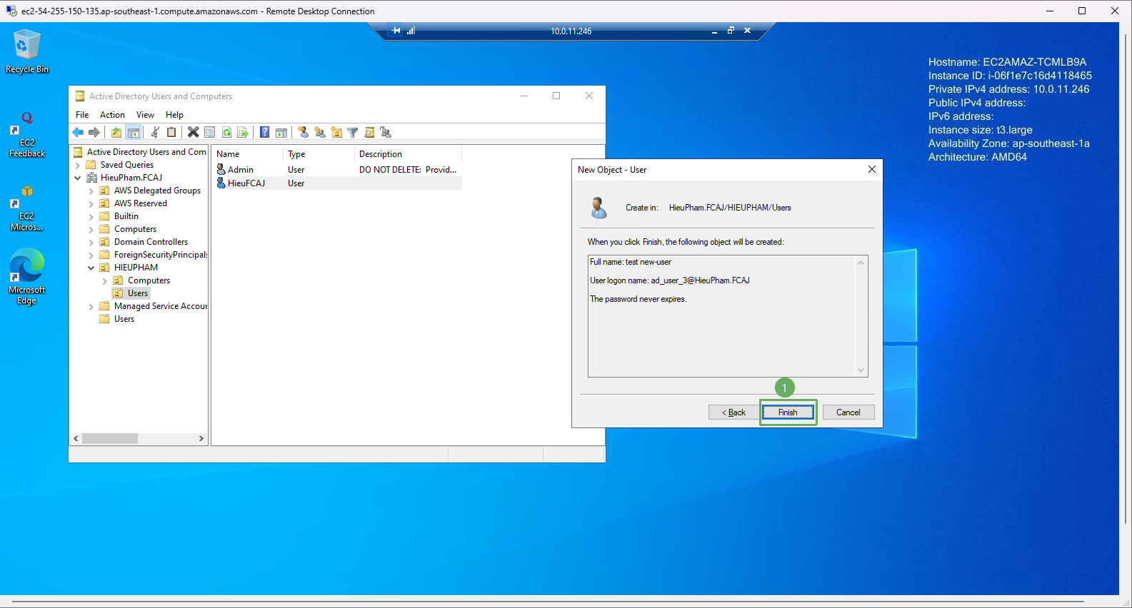 Deploy Amazon Workspace